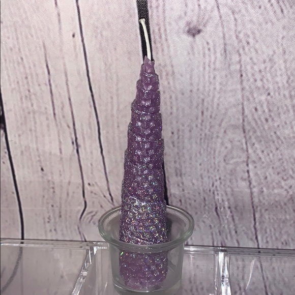 2 Beeswax Rolled Glitter Candles Prayer Ritual - Picture 6 of 9